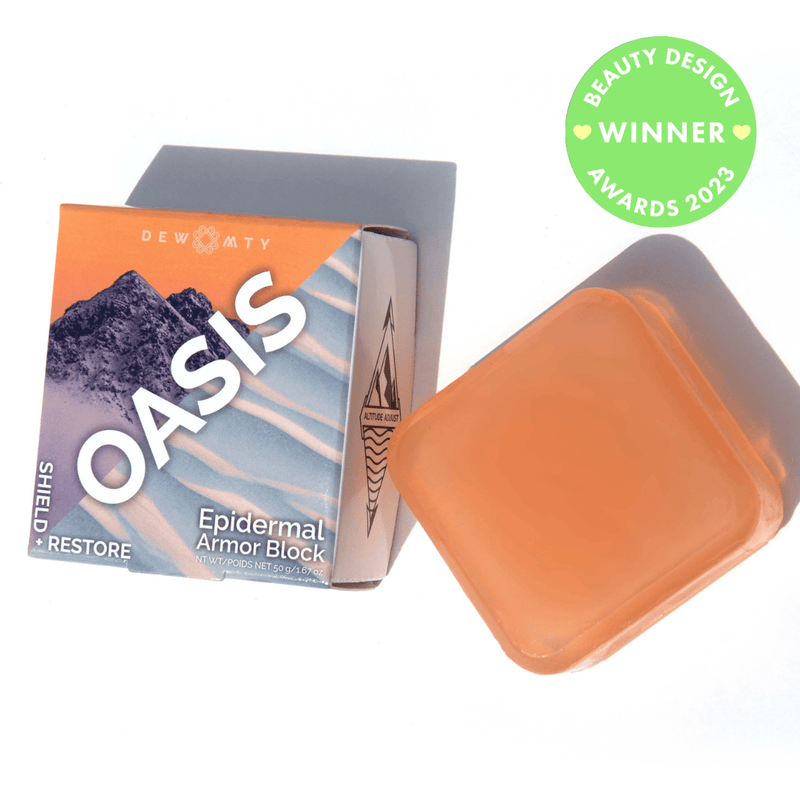 DEW MIGHTY Oasis Skin Armor Block Refill, Mini Refill