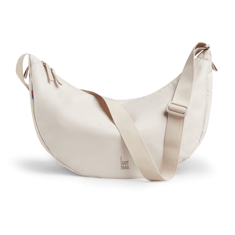 GOT BAG soft shell Moon Bag Large, Made of Ocean Plastic - Sustainable Travel Case, 100% Recycled Plastic, Water Resistant