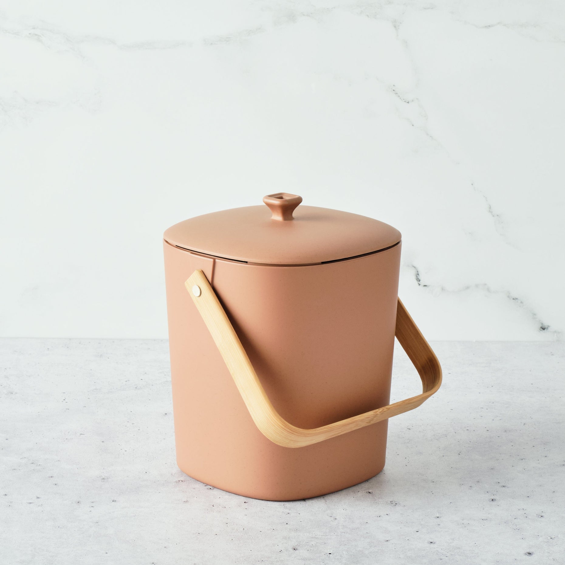 Bamboozle Home Terracotta Plant-Based Countertop Compost Bin