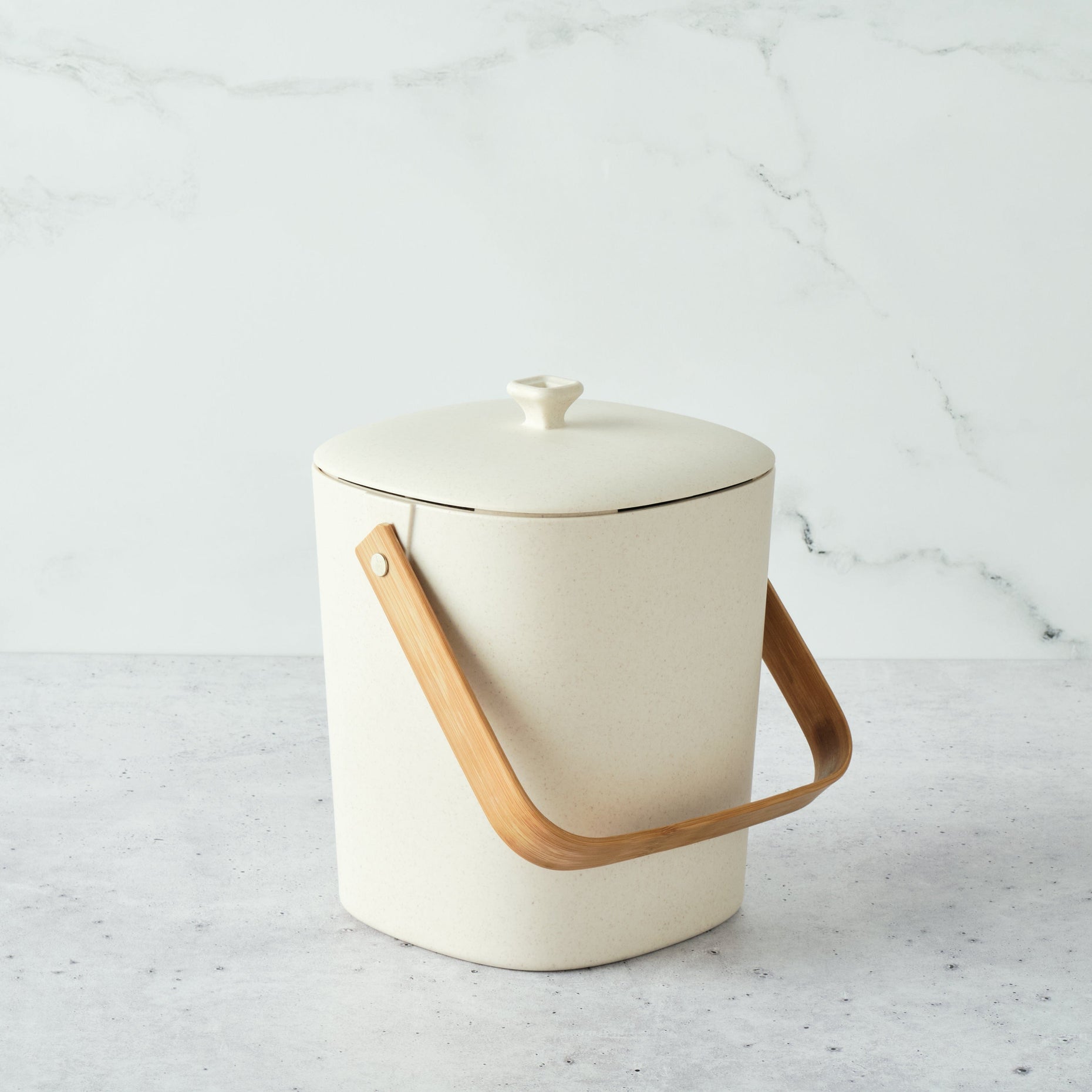 Bamboozle Home Natural Plant-Based Countertop Compost Bin