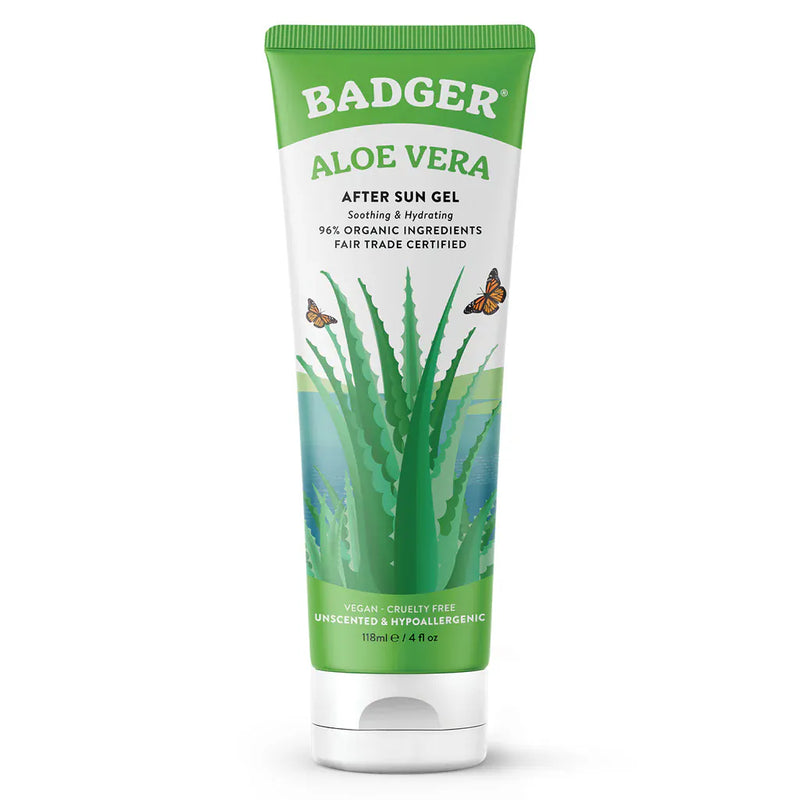 Badger Badger Aloe Vera Gel β Organic After Sun Care 4oz