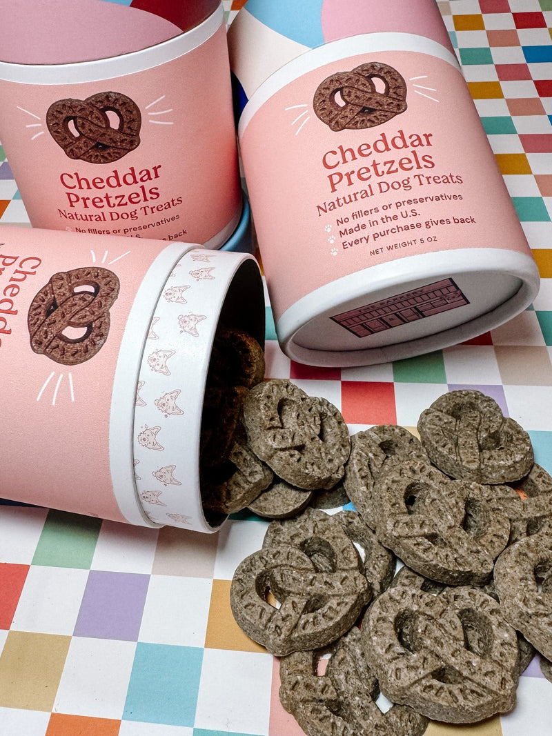 Petphoria Cheddar Pretzels Dog Treats