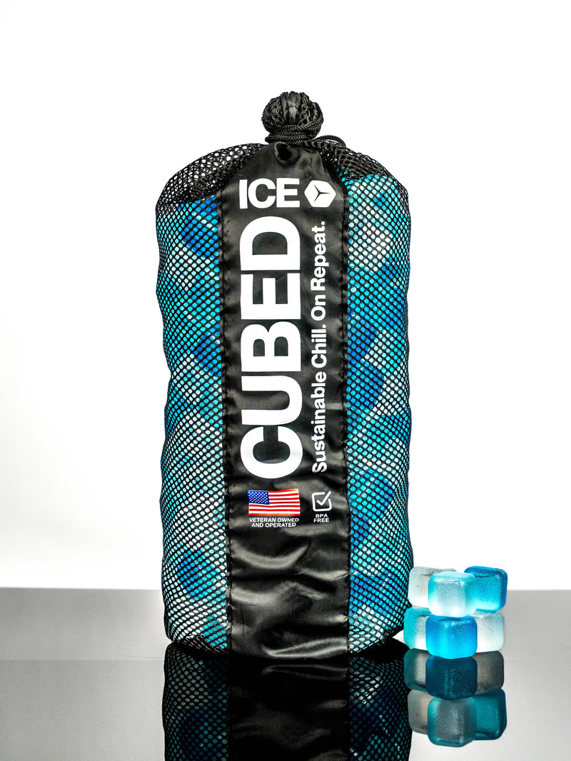 CUBED ICE Reusable Ice Cubes - 10lb Bag