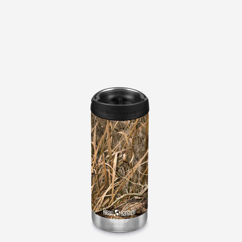 Klean Kanteen Shadow Grass Habitat 12oz TKWide with Café Cap - Mossy Oak