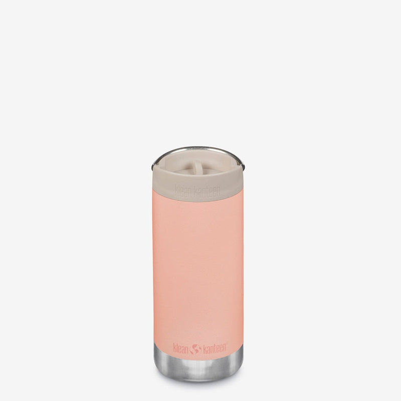 Klean Kanteen Peach Parfait 12oz TKWide Insulated Tumbler with Café Cap