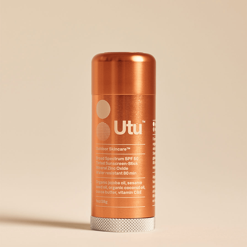 Utu $40 SPF50 Lightly Tinted Mineral Sunscreen Stick