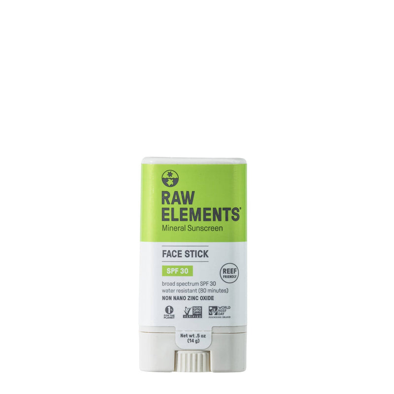 Raw Elements .5 oz SPF 30 Face Stick - Mineral Sunscreen