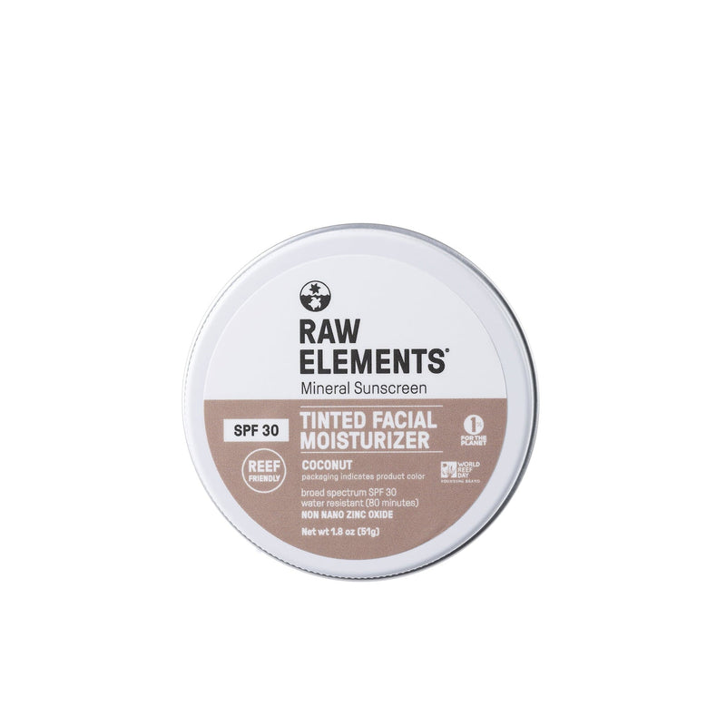Raw Elements Tinted Face Moisturizer Spf 30 | Coconut