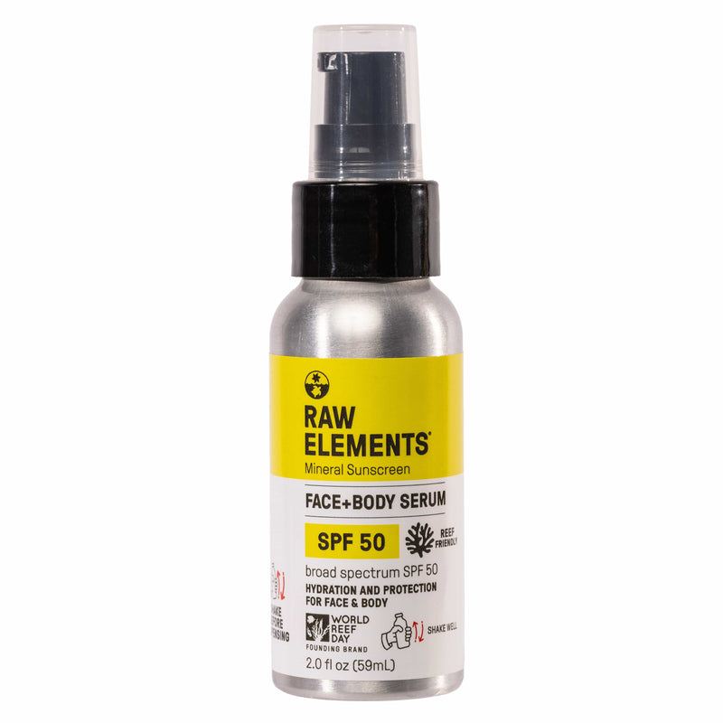 Raw Elements SPF 50 Face + Body Mineral Sunscreen Serum
