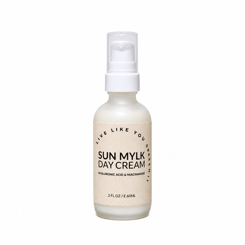 Live Like You Green It Sunscreen, Sun Mylk Day Cream with Mineral Reef-Safe SPF