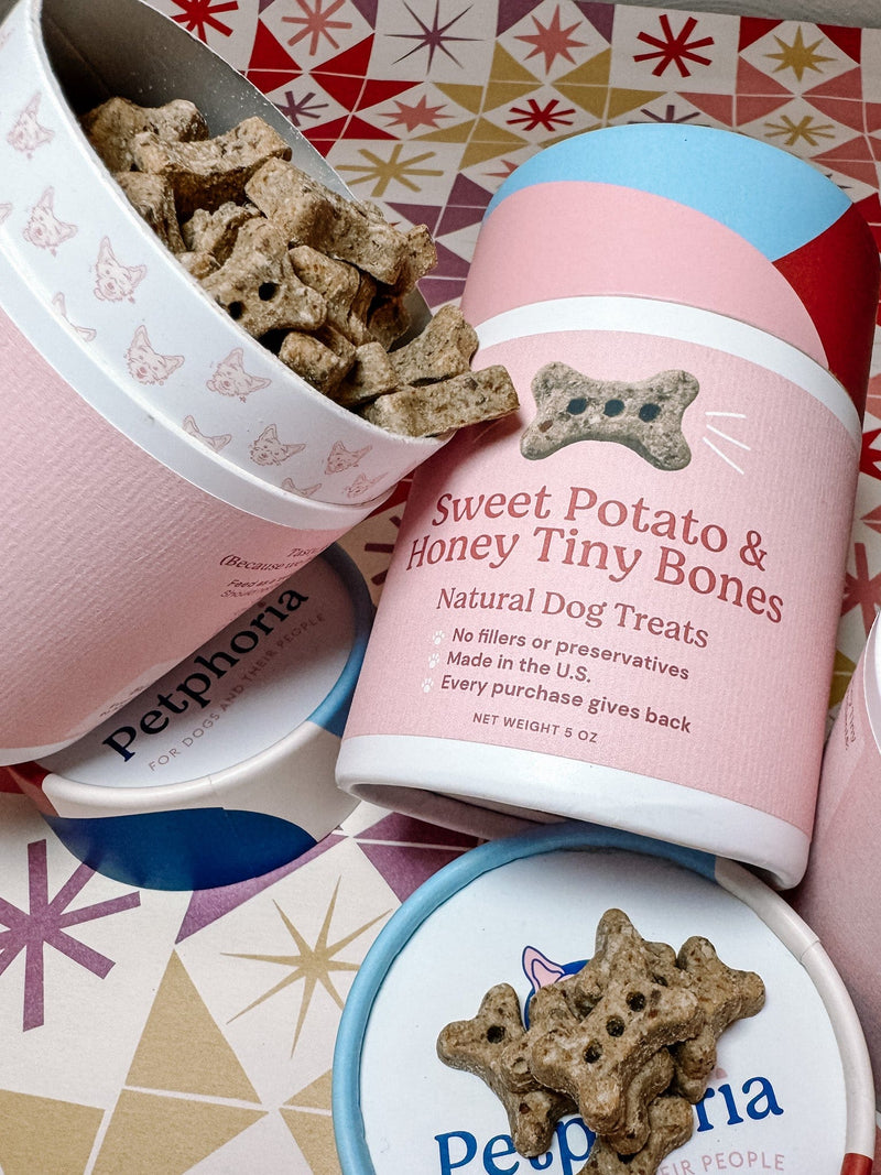 Petphoria Sweet Potato & Honey Tiny Bones Dog Treats