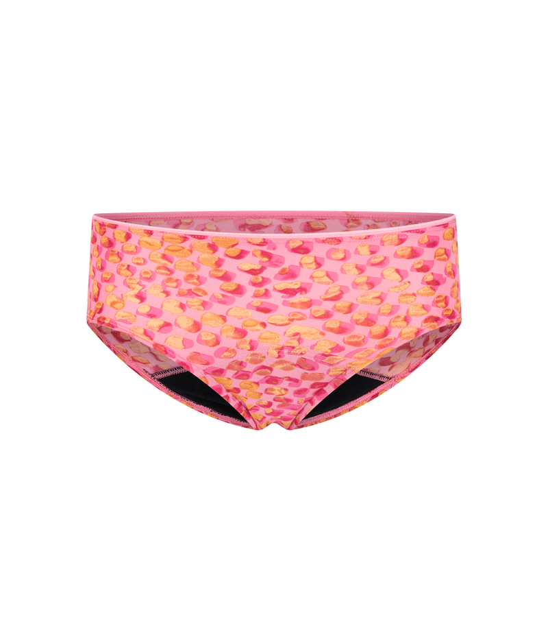 Saalt Heavy / Youth S (9-10) / Pink Painted Confetti Leakproof Teen Brief