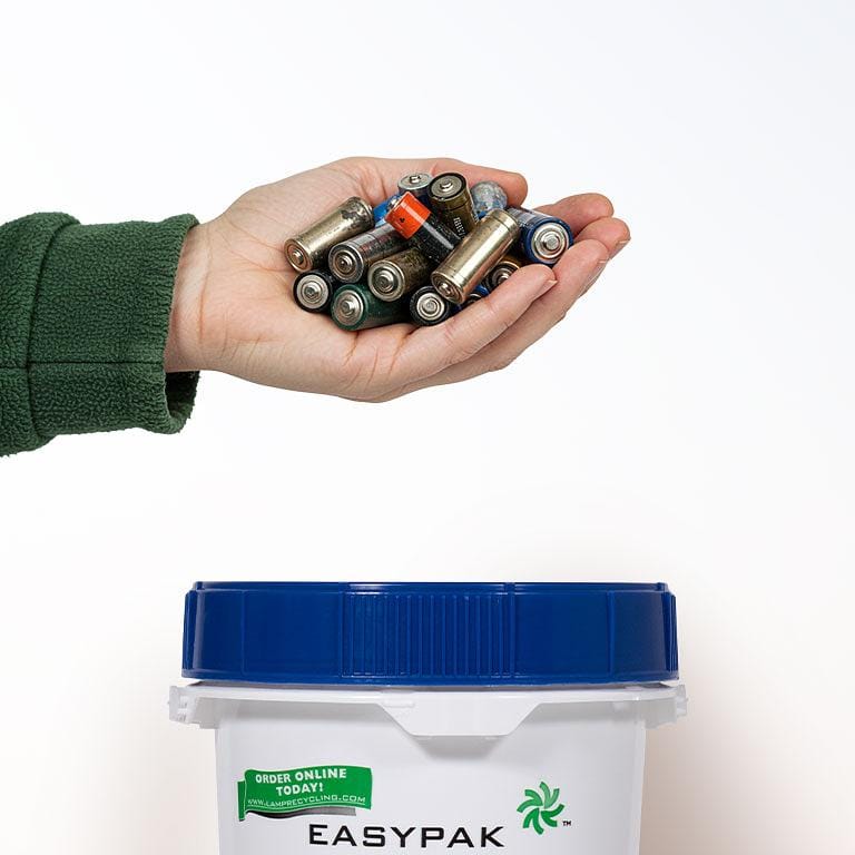 TerraCycle 0.6 gallons Easypak™ Alkaline Only Battery Bucket