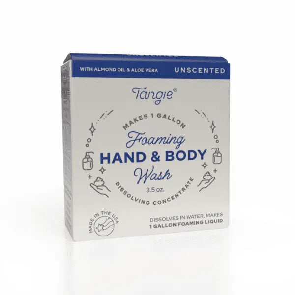 Waste Free Products Unscented Hand & Body Wash Concentrate - Zero Waste Hand & Body Soap