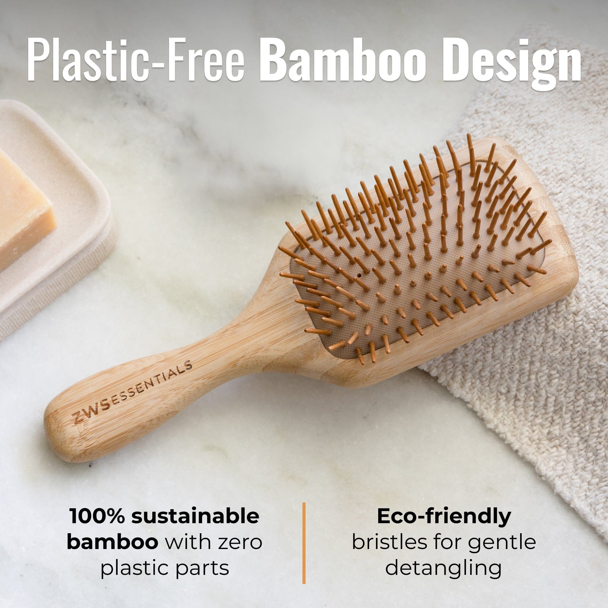 ZWS Essentials Bamboo Hair Brush