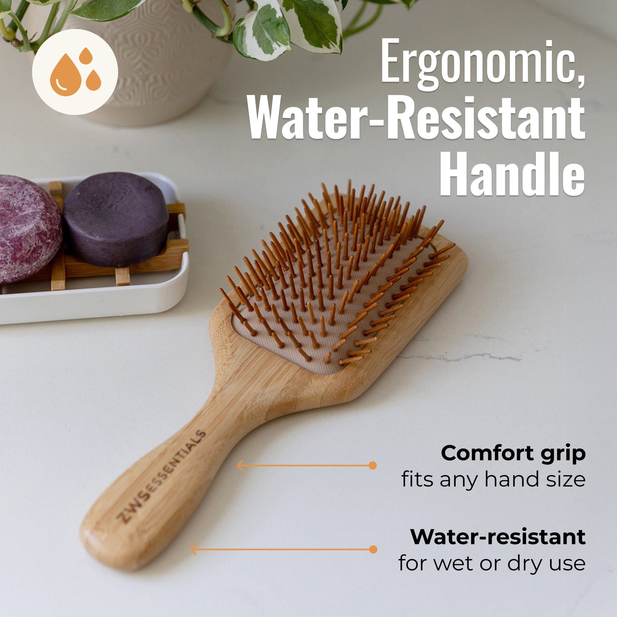 ZWS Essentials Bamboo Hair Brush