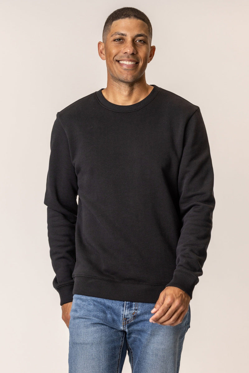 vottera Black / S Unisex Organic Cotton Sweatshirts