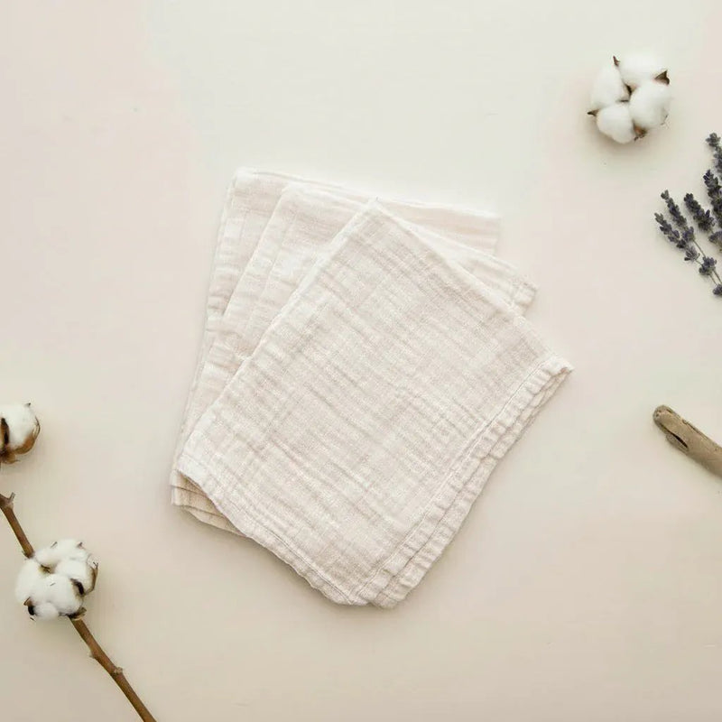 Blaynk Organic Cotton Muslin Squares 3-pack
