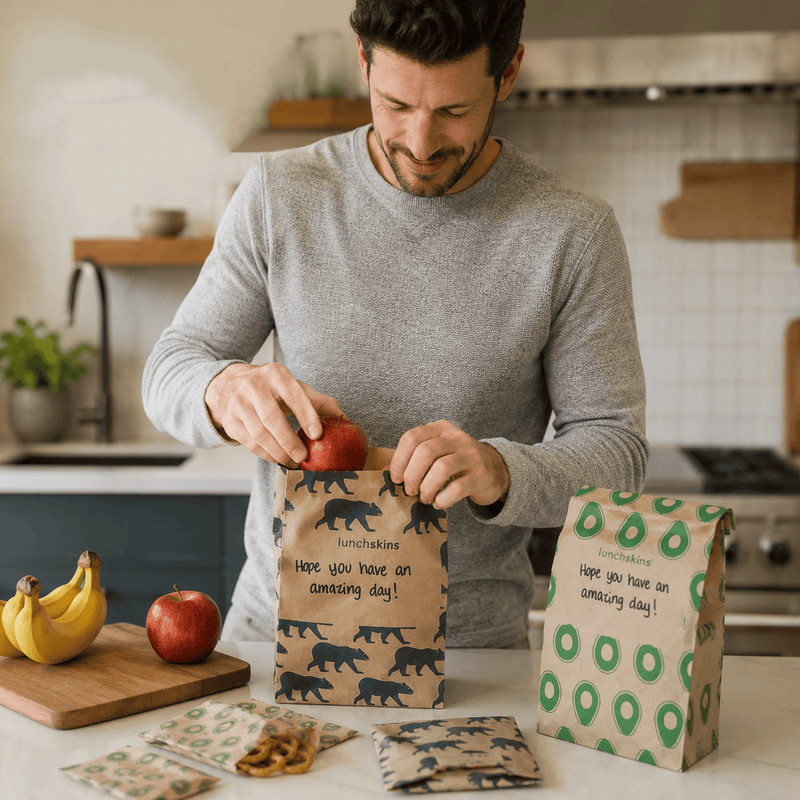 Lunchskins Recyclable Paper Lunch Sacs Variety Pack