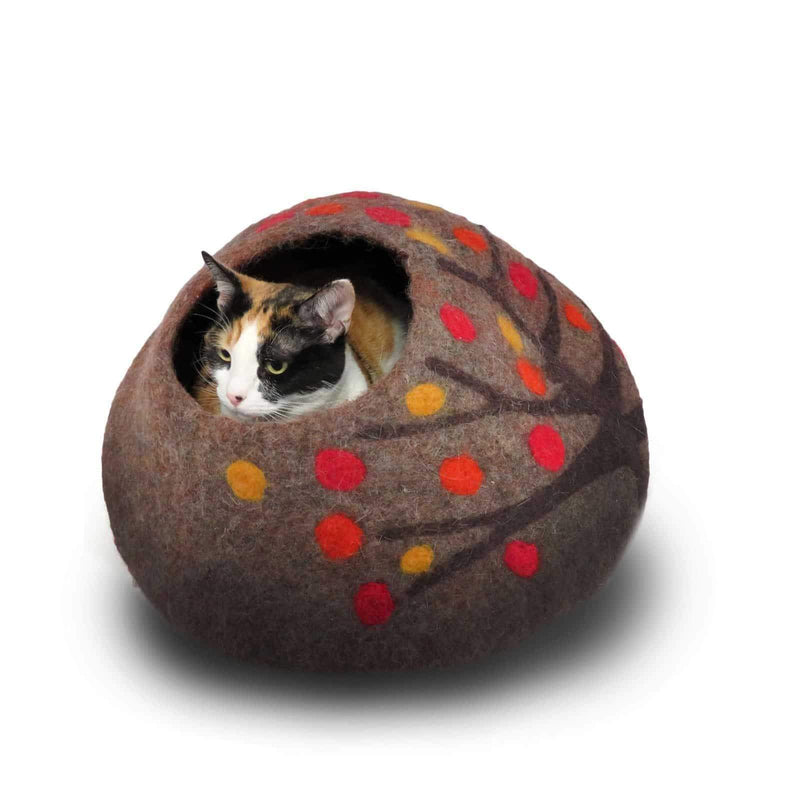 Friendsheep Orange Crush Eco Kitty Cave "Orange Crush"
