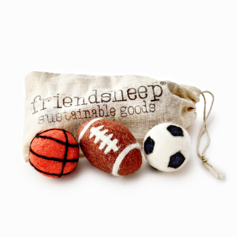 Friendsheep Pack of 3 Sporty Pet Toys