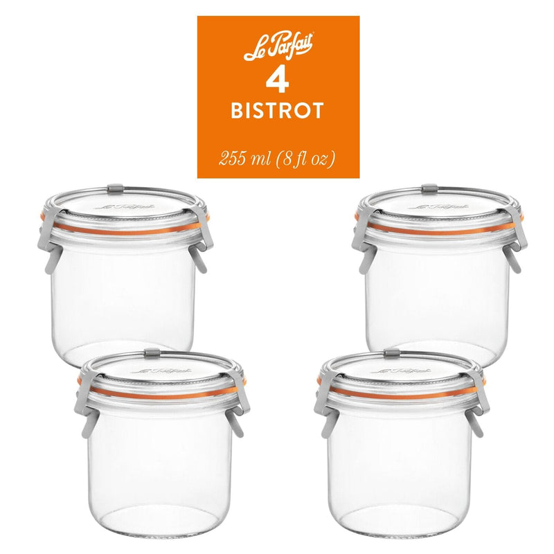 Le Parfait America 255ml (8oz) / 4 Le Parfait Bistrot