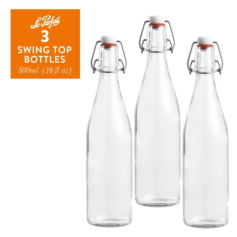 Le Parfait America 500ml (16oz) Swing Top / 3 Le Parfait Bottles