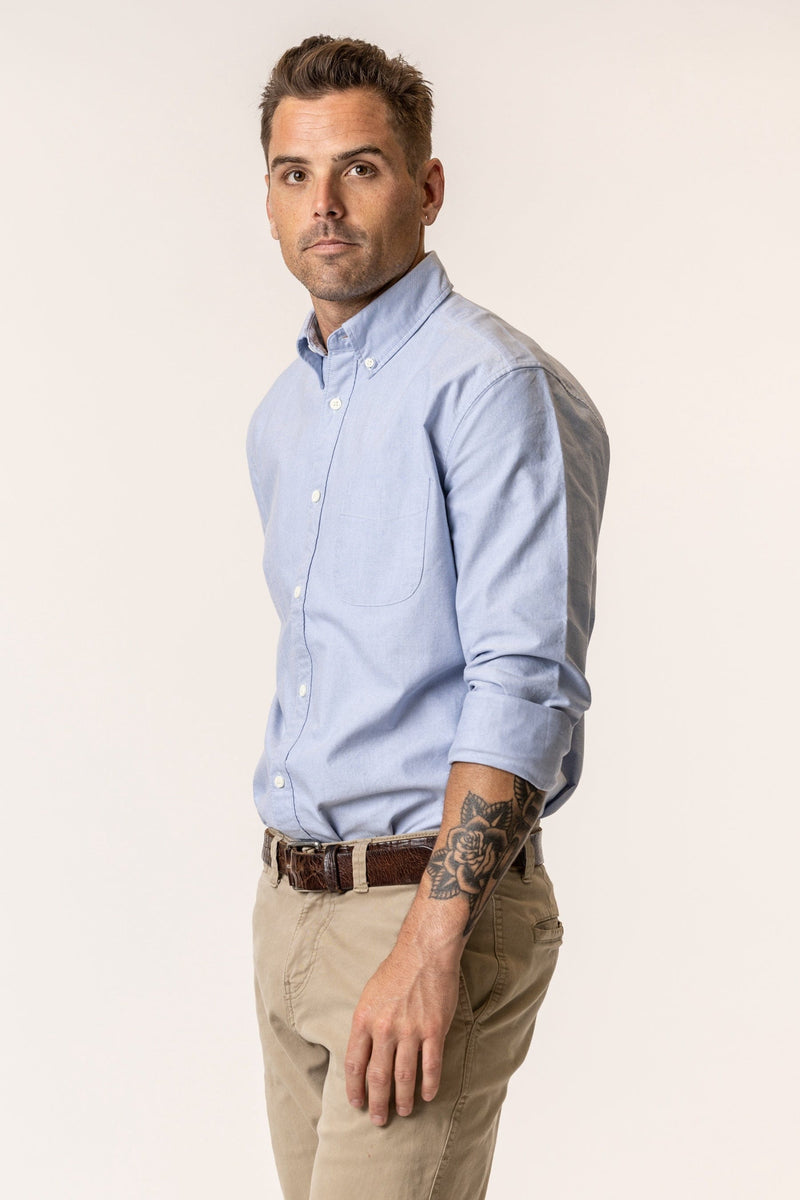 vottera Light Blue / XS Organic Cotton Oxford Shirt