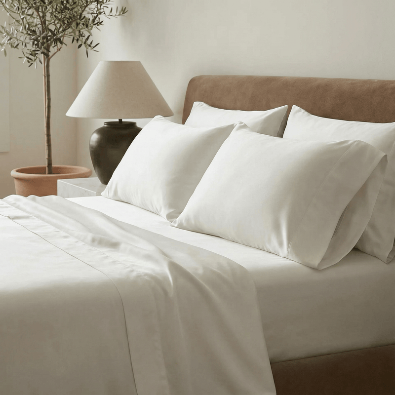 ettitude Queen / Cloud Luxe CleanBamboo® Sateen+ Sheet Set