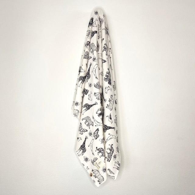 MeOMyEarth Animal Kingdom Swaddle Blanket