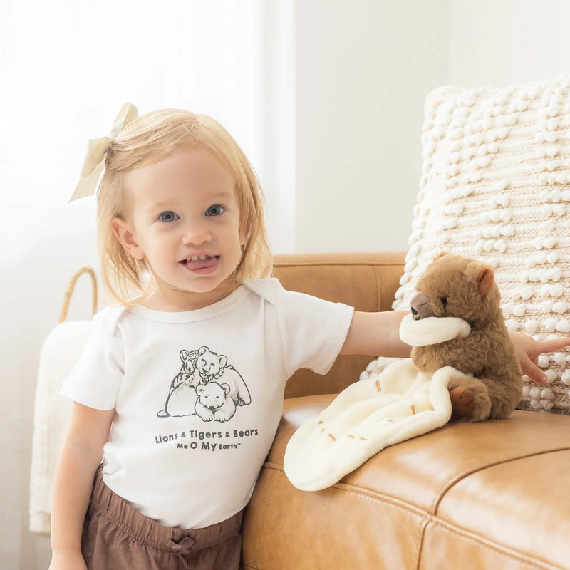 MeOMyEarth Lions, Tigers and Bears Bodysuit – Eco-Friendly Fabric