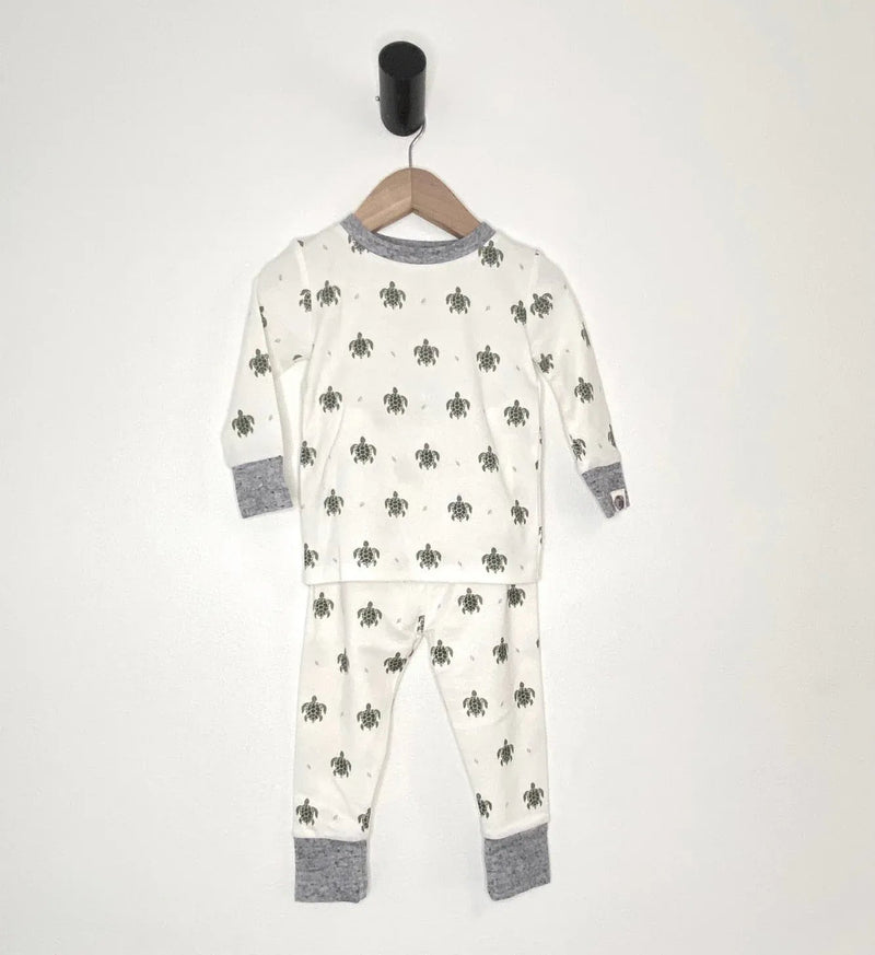 MeOMyEarth Sea Turtle 2-Piece Pajama Set – Eco-Friendly Infant & Toddler Sleepwear
