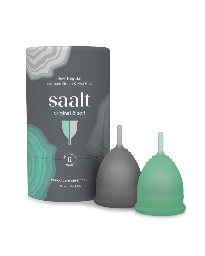 Saalt Twin Pack – Menstrual Cups (Original + Soft)
