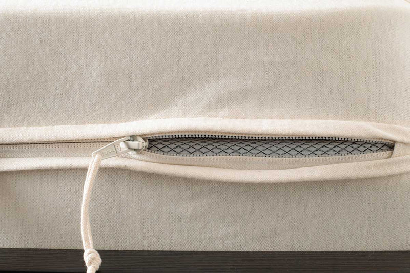 Sleep & Beyond Split Cal King / 8 Inch Organic Cotton Zippered Waterproof Mattress Encasement