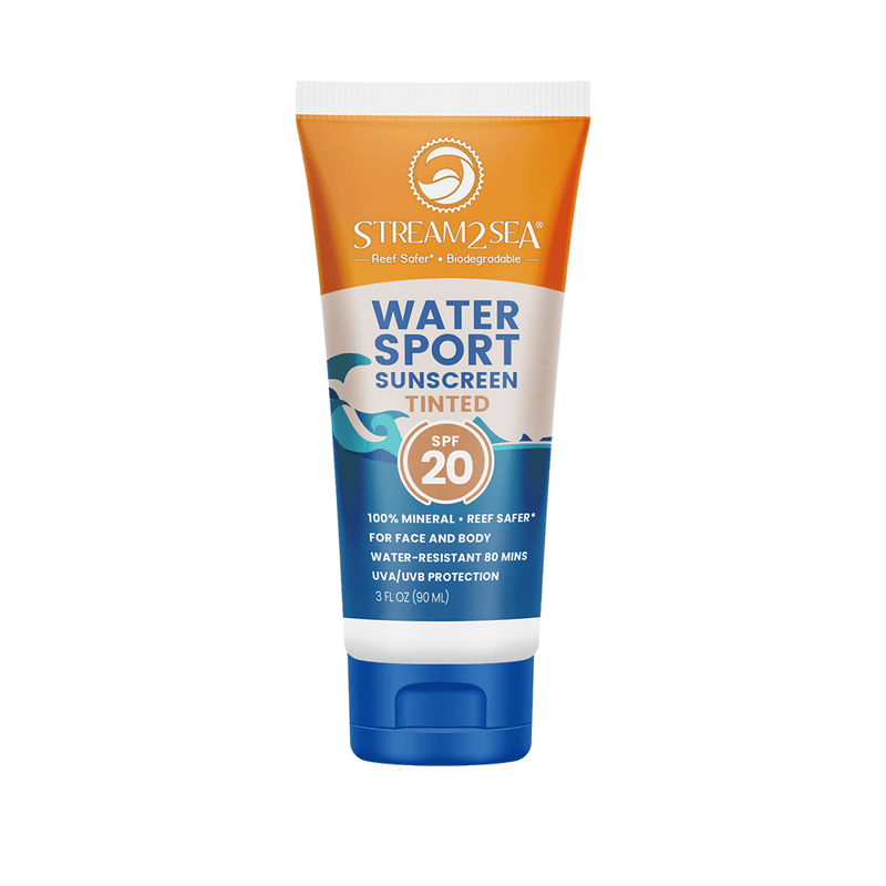 Stream2Sea Tinted Sunscreen for Face and Body Sport - SPF 20