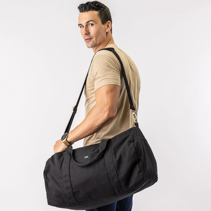 Terra Thread® Ivory Black Bumi Eco Duffel Bag