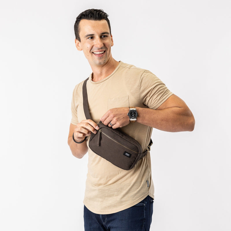 Terra Thread® Organic Cotton Fanny Pack - Belt Bag, Waist Bag