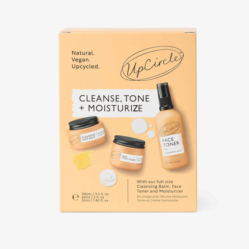 UpCircle Cleanse, Tone + Moisturize Set