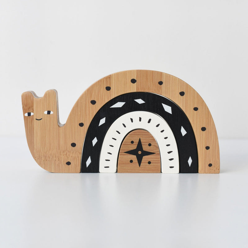 Wee Gallery Bamboo Nesting Snail