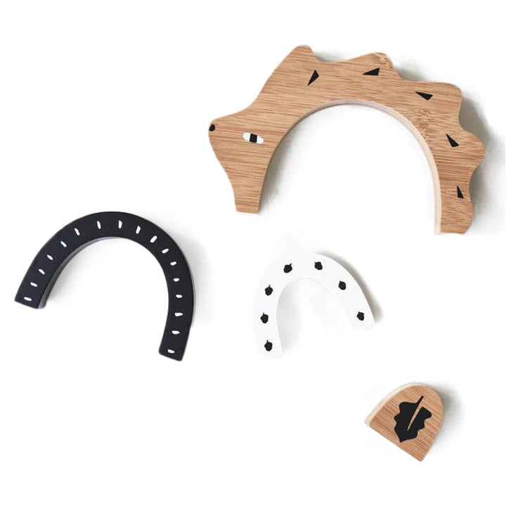 Wee Gallery, Inc. Bamboo Nesting Hedgehog Toy
