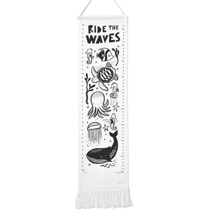 Wee Gallery, Inc. Ocean Canvas Kids Growth Chart