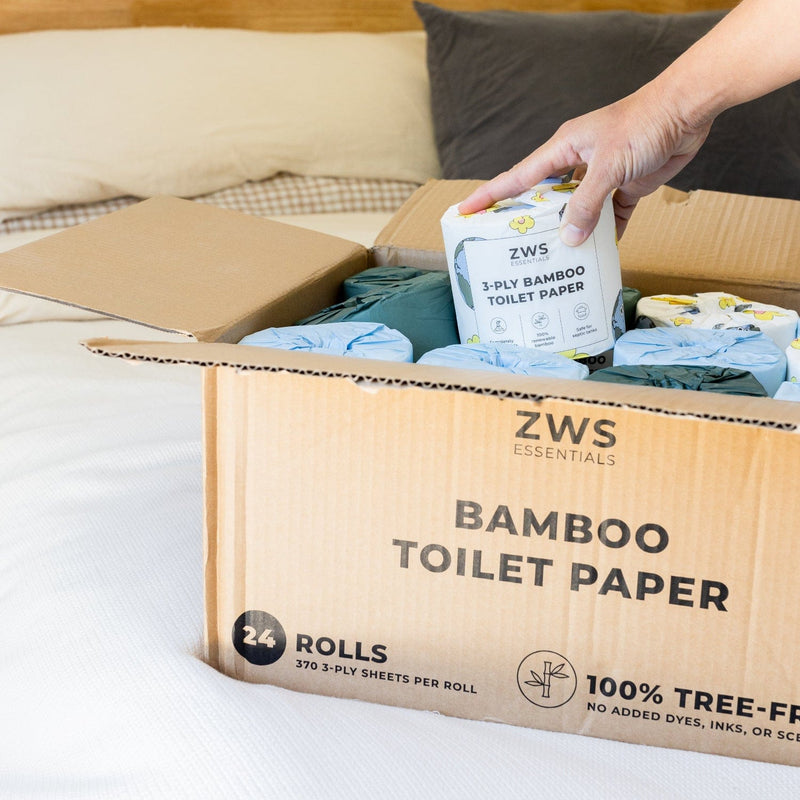 ZWS Essentials 24-Pack Bamboo Toilet Paper