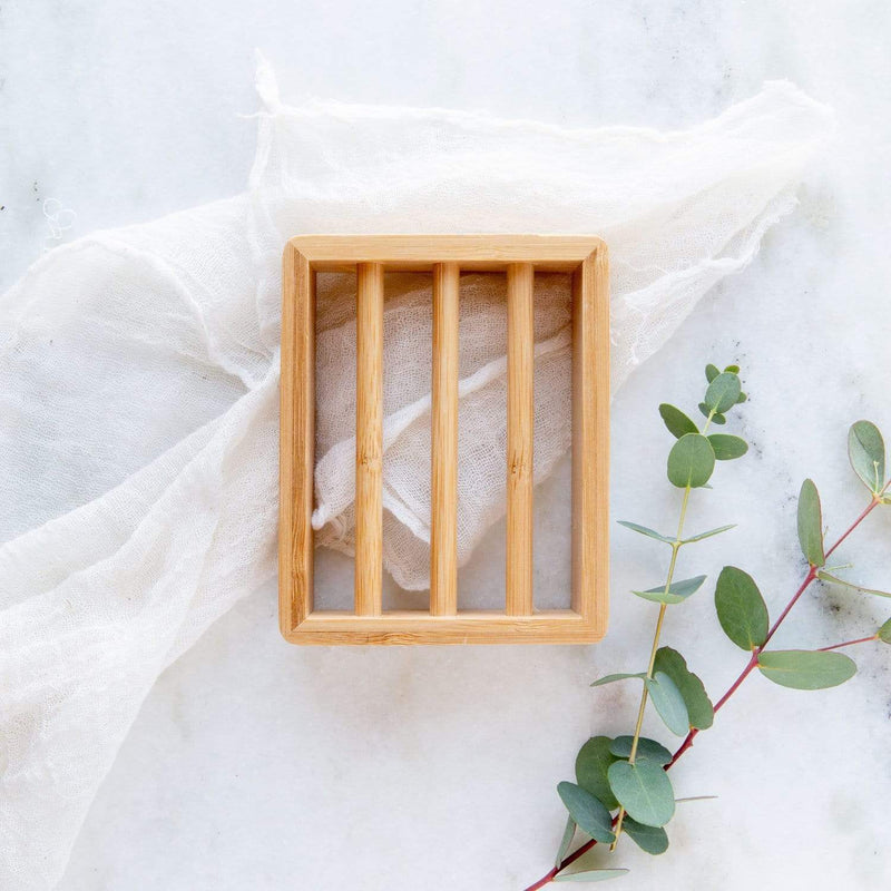 Bamboo Soap Shelf - Bamboo Soap Dish, Zero Waste, Compostable