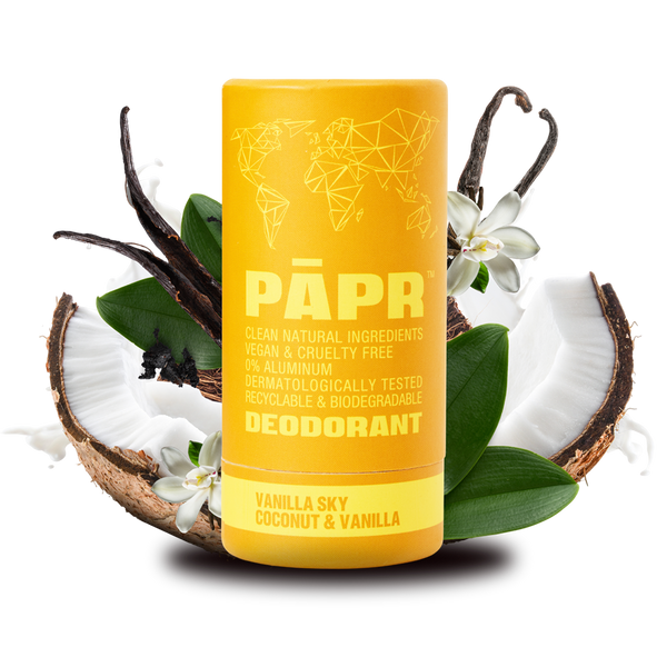 Paper Cosmetics Deodorant - Vanilla Sky, Vegan, Aluminum-Free