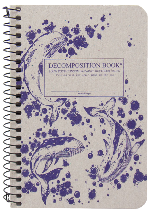 Pocket Sized Spiral Decomposition Notebook