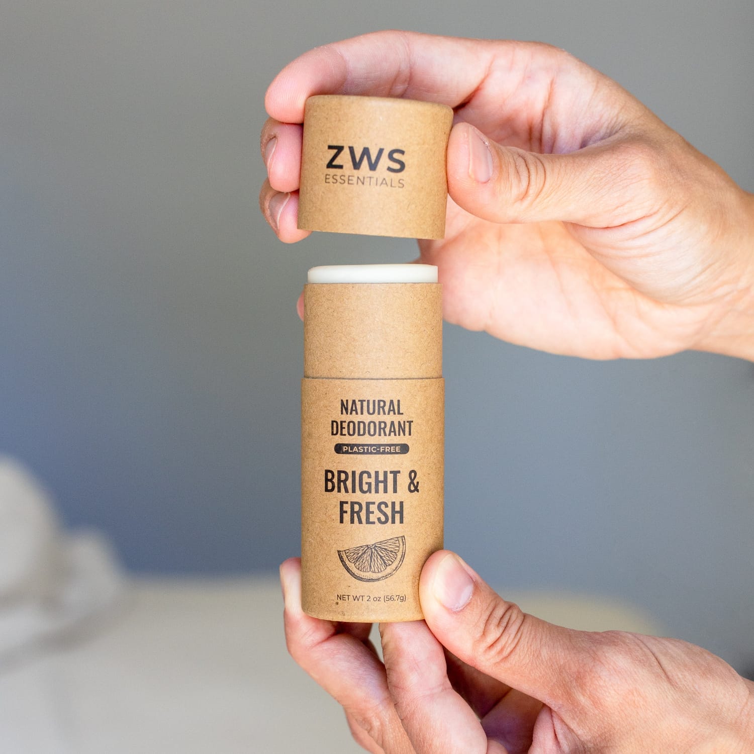 Natural Deodorant- ZWS Essentials, Aluminum-Free, Plastic-Free