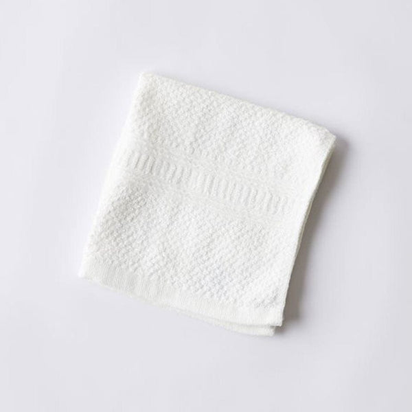 Anact White: Undyed + Bleached Sustainable Hemp & Organic Cotton Facial Washcloths, 2-Pack