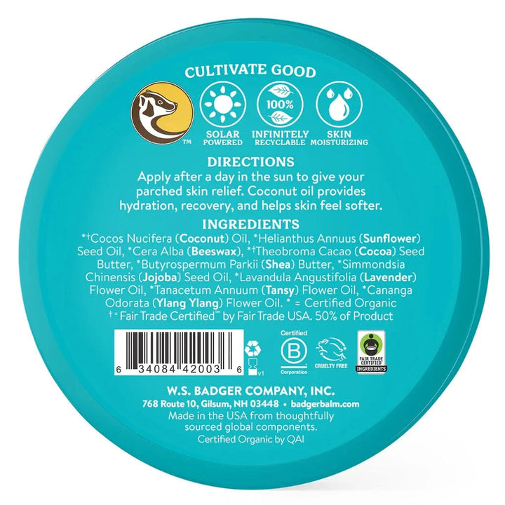 Badger Coconut After Sun Balm