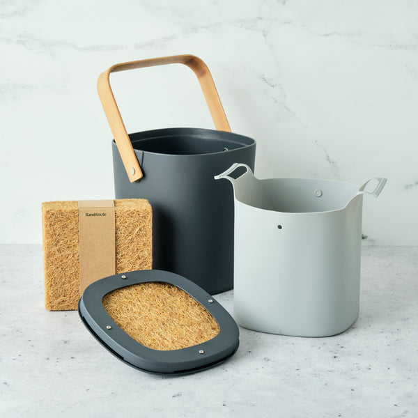 Bamboozle Home Graphite Astrik Eco-Friendly Compost Starter Kit