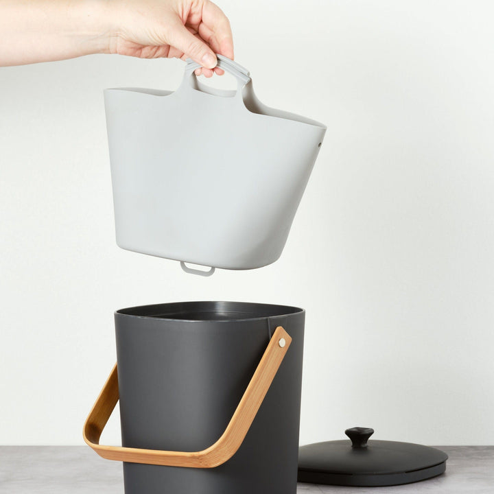 Bamboozle Home Reusable Silicone Liner for Countertop Compost Bin